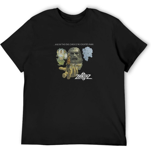 Zardoz Movie Poster Top Sweatshirt Short Sleeve Black Zardoz Movie Poster Top Sweatshirt Short Sleeve Black