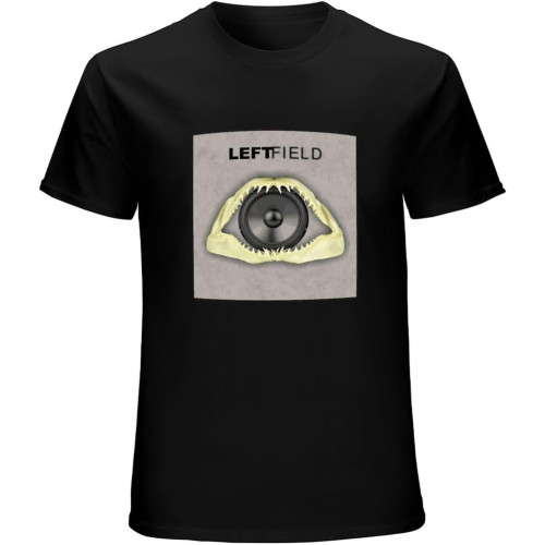Leftfield Leftism Inspired Top Sweatshirt Short Sleeve Black