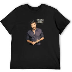 Country Music Singer Brett Eldredge Top Sweatshirt Short Sleeve Black Country Music Singer Brett Eldredge Top Sweatshirt Short Sleeve Black