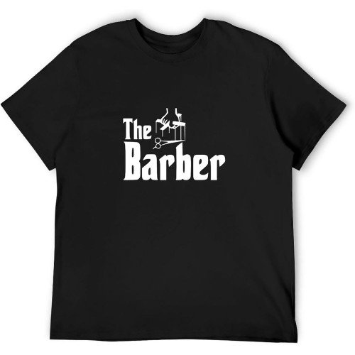 The Barber Top Sweatshirt Short Sleeve Black The Barber Top Sweatshirt Short Sleeve Black