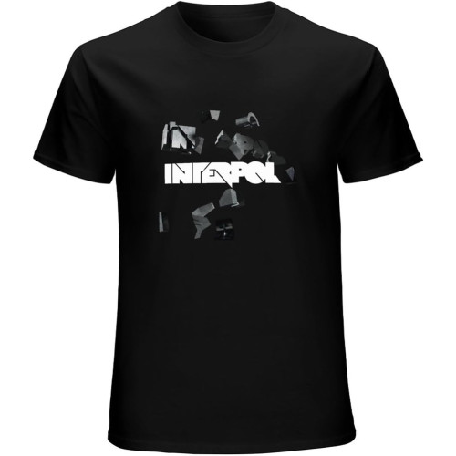 Interpol Top Sweatshirt Short Sleeve Black Interpol Top Sweatshirt Short Sleeve Black