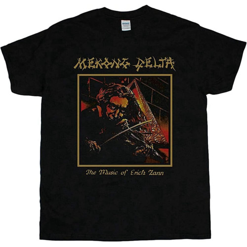 Mekong Delta The Music of Erich Zann 1988 Thrash Metal Speed Mens T-ShirtTop Sweatshirt Short Sleeve Black Mekong Delta The Music of Erich Zann 1988 Thrash Metal Speed Mens T-ShirtTop Sweatshirt Short Sleeve Black