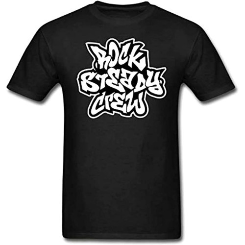 Rock Steady Crew T-Shirt Graphic Top Printed Shirt Short-Sleeve Tee MensTop Sweatshirt Short Sleeve Black Rock Steady Crew T-Shirt Graphic Top Printed Shirt Short-Sleeve Tee MensTop Sweatshirt Short Sleeve Black
