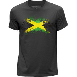 Men' T Shirt Jamaica Jamaican Splat Round Neck Casual Short Sleeve 100% Organic Cotton Men' T Shirt Jamaica Jamaican Splat Round Neck Casual Short Sleeve 100% Organic Cotton