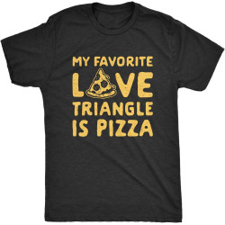 Men's Favorite Love Triangle is Pizza T Shirt Funny Food Lovers Graphic Novelty T-Shirt BalckTop Sweatshirt Short Sleeve Black Men's Favorite Love Triangle is Pizza T Shirt Funny Food Lovers Graphic Novelty T-Shirt BalckTop Sweatshirt Short Sleeve Black
