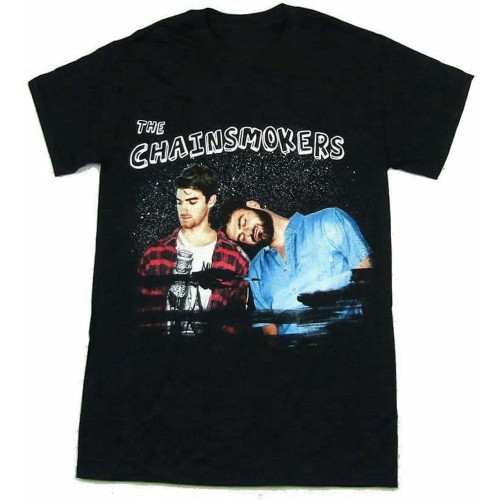 The Chainsmokers Men T-Shirt Short SleeveTop Sweatshirt Short Sleeve Black The Chainsmokers Men T-Shirt Short SleeveTop Sweatshirt Short Sleeve Black