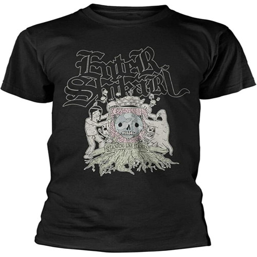 Enter Shikari 'Take to The Skies Statues' T Shirt Black 3XL
