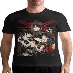 Babymetal T Shirt Men's Cotton Short Sleeve T Shirt Fashion Round Neck Tees Black Babymetal T Shirt Men's Cotton Short Sleeve T Shirt Fashion Round Neck Tees Black