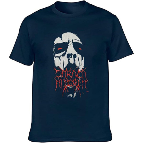 Carach Angren Face T Shirt Casual Custom Short Sleeve Cotton Navy XXL Carach Angren Face T Shirt Casual Custom Short Sleeve Cotton Navy XXL