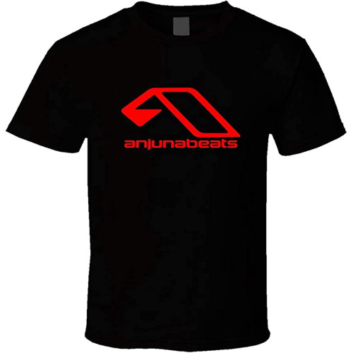 Anjunabeats 3 Men T Shirt Casual Custom Short Sleeve Cotton Black Anjunabeats 3 Men T Shirt Casual Custom Short Sleeve Cotton Black