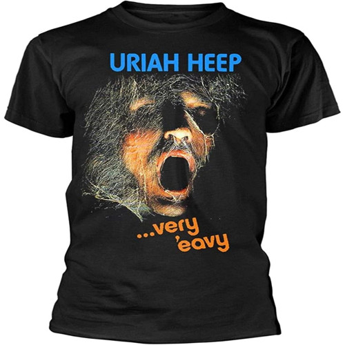 Uriah Heep 'Very 'Eavy' T Shirt Graphic Unisex Tee Black XXL