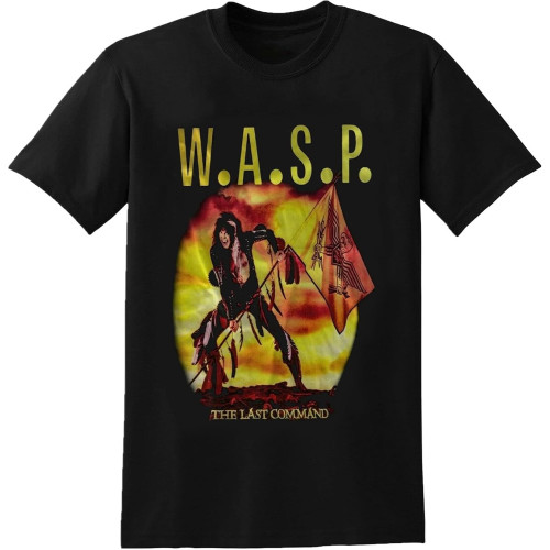 Wasp W.A.S.P. The Last Command Tour Cotton T-Shirt Unisex Mens Fashion Shirt Cotton Tee Shirts Short Sleeve Wasp W.A.S.P. The Last Command Tour Cotton T-Shirt Unisex Mens Fashion Shirt Cotton Tee Shirts Short Sleeve