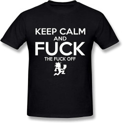 Men's Hatchetman ICP Keep Calm Black T Shirt Men's Hatchetman ICP Keep Calm Black T Shirt