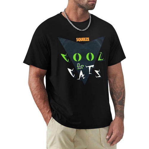 Squeeze Cool for Cats T-Shirt Custom t Shirt Plus Size t Shirts Oversized t Shirts Mens t Shirts