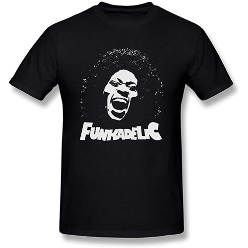 Men's Funkadelic George Clinton Logo Black T Shirt