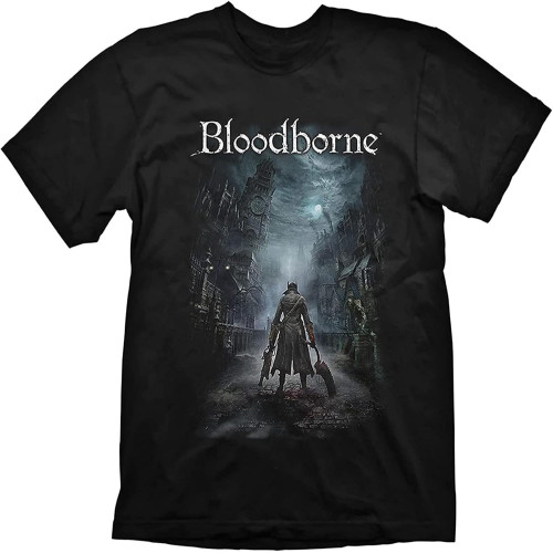 Meroncourt Men's Bloodborne Men's Night Street T-Shirt Meroncourt Men's Bloodborne Men's Night Street T-Shirt