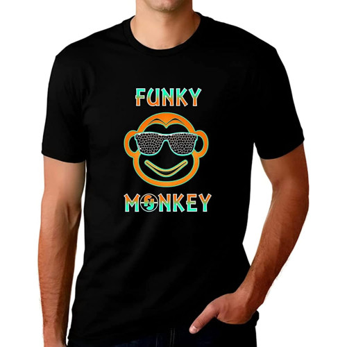 Graphic Tees for Men and Teens - Funky Monkey Funny T Shirts for Men - Funny Shi Graphic Tees for Men and Teens - Funky Monkey Funny T Shirts for Men - Funny Shi