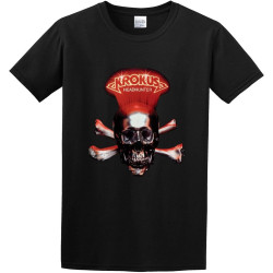 Men' Krokus Logo Hard Metal Band Cotton T Shirt Men' Krokus Logo Hard Metal Band Cotton T Shirt