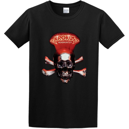 Men' Krokus Logo Hard Metal Band Cotton T Shirt Men' Krokus Logo Hard Metal Band Cotton T Shirt