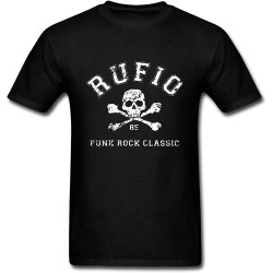 Man Cotton Rufio Punk Rock Logo Skull Mens Tshirts Man Cotton Rufio Punk Rock Logo Skull Mens Tshirts