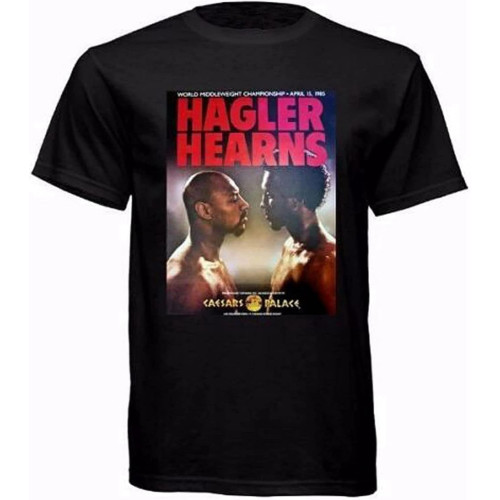 Marvin Hagler Vs Tommy Hearns 1985 Vintage Fight Poster T Shirt