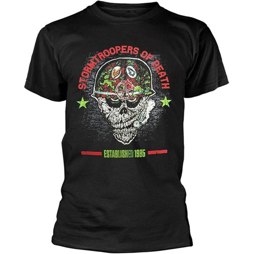 Stormtroopers of Death S.O.D Helmet Head Black Men T-Shirt