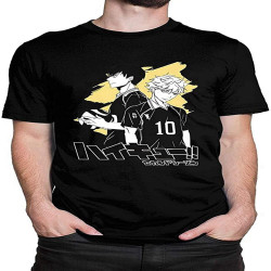 Haikyuu!! Cool Tees Novelty T-Shirts Short Sleeve for Men Haikyuu!! Cool Tees Novelty T-Shirts Short Sleeve for Men
