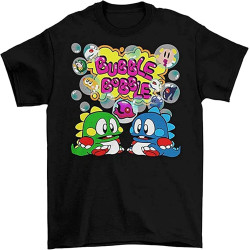 Men's Bubble Bobble T-Shirt Unisex Adult Cotton Funny NES Retro 90'S 8-Bit Men's Bubble Bobble T-Shirt Unisex Adult Cotton Funny NES Retro 90'S 8-Bit