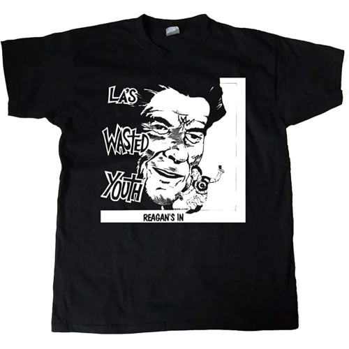 La'S Wasted Youth Reagan'S in 1981 Authority Inspired T-Shirt Men Tops Tee La'S Wasted Youth Reagan'S in 1981 Authority Inspired T-Shirt Men Tops Tee