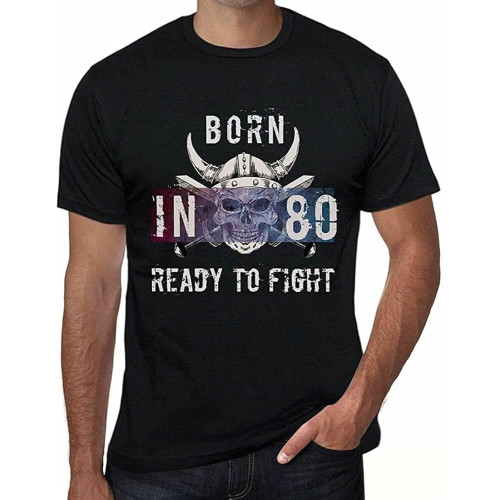 80 Ready to Fight Mens T-Shirt Birthday Gift 00388 Short Sleeve 80 Ready to Fight Mens T-Shirt Birthday Gift 00388 Short Sleeve