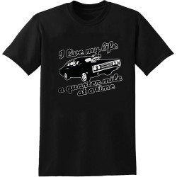 Quarter Mile at A Time Fast and Furious Graphic T-Shirt Mens Tees Quarter Mile at A Time Fast and Furious Graphic T-Shirt Mens Tees