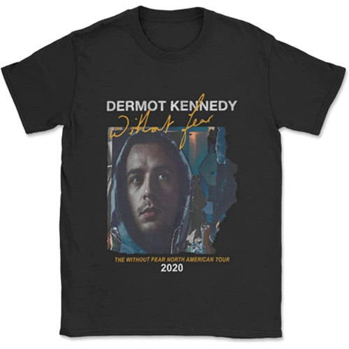 Dermot Kennedy The Without Fear North American T Shirt Men Tops Tee Dermot Kennedy The Without Fear North American T Shirt Men Tops Tee