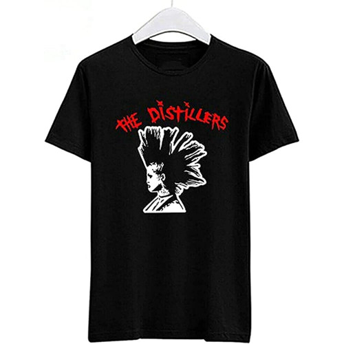 The Distillers Band Brody Dalle Ryan Sinn Men'S Black Tees T-Shirt The Distillers Band Brody Dalle Ryan Sinn Men'S Black Tees T-Shirt