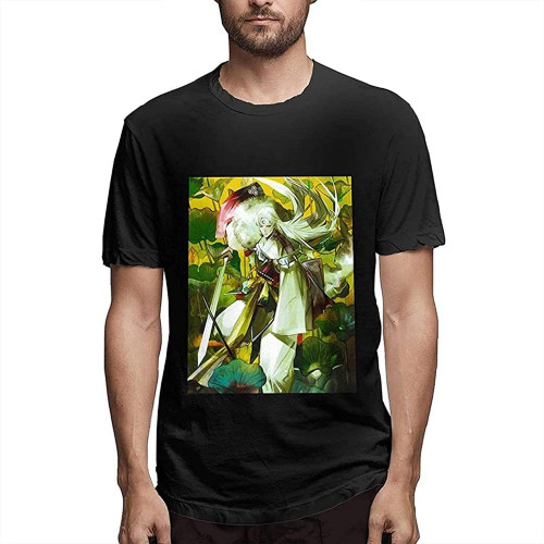 Sesshomaru Men's Cotton Pop Short Sleeves T Shirt Tees Sports Shirt Sesshomaru Men's Cotton Pop Short Sleeves T Shirt Tees Sports Shirt