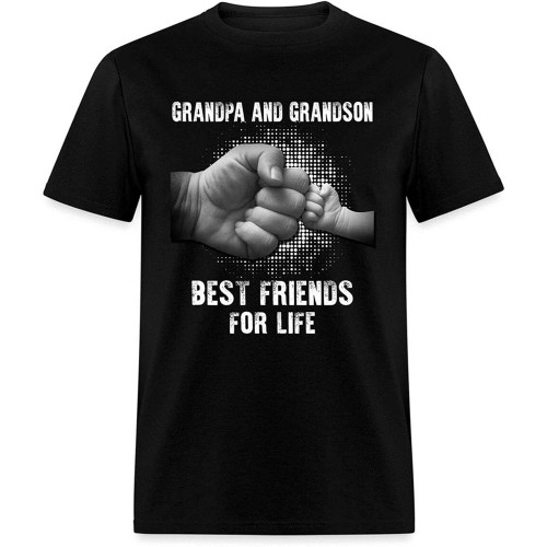 Grandpa and Grandson Best Friends for Life Men's T-Shirt Personalised T Shirt - Unisex 100% Cotton Grandpa and Grandson Best Friends for Life Men's T-Shirt Personalised T Shirt - Unisex 100% Cotton