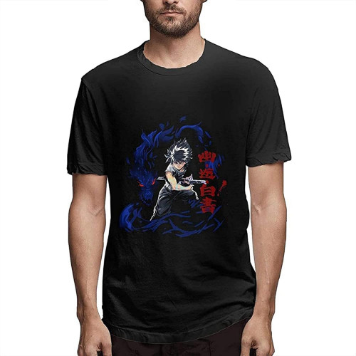 Yu Yu Hakusho T Shirt Mens Short Sleeve Shirt Sports Round Neck Cotton T-Shirts Yu Yu Hakusho T Shirt Mens Short Sleeve Shirt Sports Round Neck Cotton T-Shirts