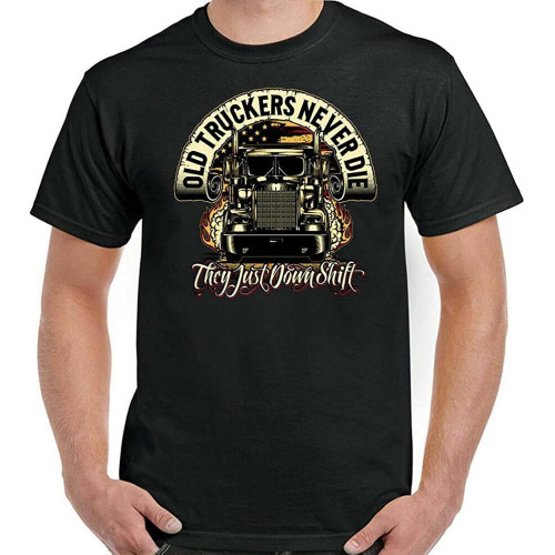Lorry Driver T-Shirt Old Truckers Never Die Mens Funny Van Lorry Arctic Delivery Lorry Driver T-Shirt Old Truckers Never Die Mens Funny Van Lorry Arctic Delivery