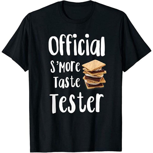 Short Sleeve S'More Taste Tester Campfire Smores Treat T-Shirt Shirt Top Men Tops Tee Short Sleeve S'More Taste Tester Campfire Smores Treat T-Shirt Shirt Top Men Tops Tee