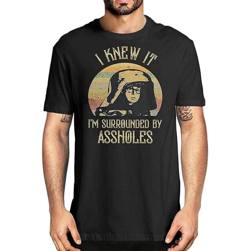 Lord Dark Helmet Spaceballs I Kit I'M Surrounded by Asshols T-Shirt Men Tops Tee Lord Dark Helmet Spaceballs I Kit I'M Surrounded by Asshols T-Shirt Men Tops Tee
