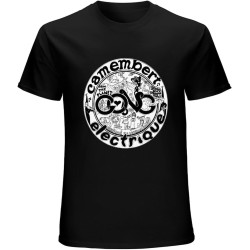 Gong Camembert Electrique T-Shirt Mens Black Tees Unisex Shirt Black Gong Camembert Electrique T-Shirt Mens Black Tees Unisex Shirt Black