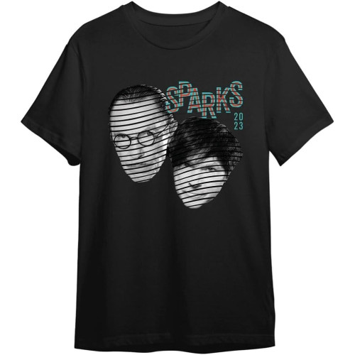 Sparks Tour Shirt Sparks Band Tee The Girl is Crying in Her Latte Album Tee Black