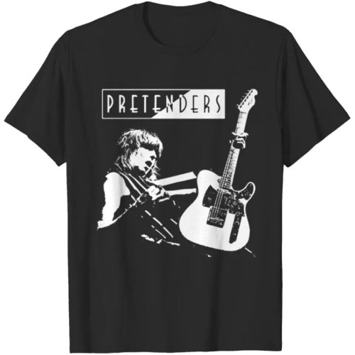 Maisy Chrissie Hynde Pretenders T Shirt Unisex Short Sleeve T-Shirt Black XL Maisy Chrissie Hynde Pretenders T Shirt Unisex Short Sleeve T-Shirt Black XL