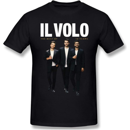 Cfgerends IL Volo Mans Basic Short Sleeve T-Shirt Cotton Shirts Home Office