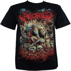 Aborted Mens God Machine T Shirt in Black Black