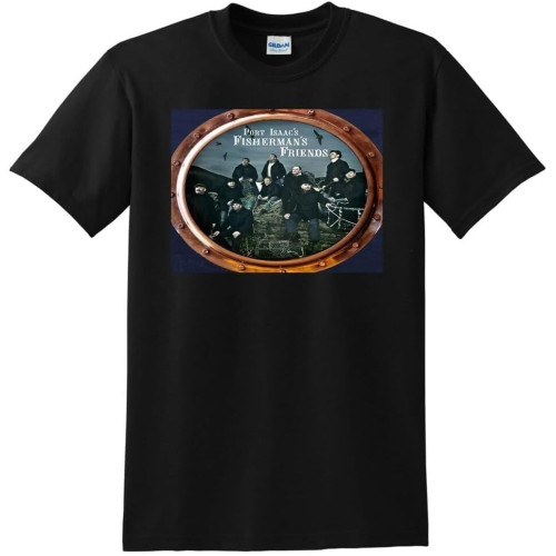 Port Isaac's Fisherman's Friends T Shirt Vinyl cd Cover Small Medium Large XL Port Isaac's Fisherman's Friends T Shirt Vinyl cd Cover Small Medium Large XL
