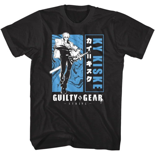 Guilty Gear Strive Ky Kiske Men's T Shirt Anime Characters Arc Video Game Guilty Gear Strive Ky Kiske Men's T Shirt Anime Characters Arc Video Game