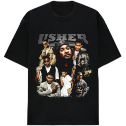 Usher R&B Hip Hop Vintage 90s t-Shirt Rapper Graphic Rap Tee Usher R&B Hip Hop Vintage 90s t-Shirt Rapper Graphic Rap Tee