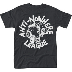 Anti Nowhere League Logo Men's Fashion T-Shirt Black Anti Nowhere League Logo Men's Fashion T-Shirt Black