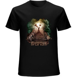 Jwp Men's Led Logo Zeppelin Stairway to Heaven T-Shirts Black XXL Jwp Men's Led Logo Zeppelin Stairway to Heaven T-Shirts Black XXL