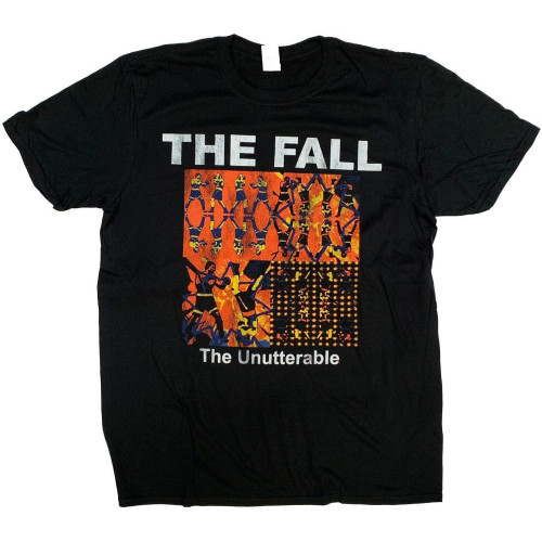 The Fall T Shirt - The UNUTTERABLE 100% Mark E Smith The Adult NET Black